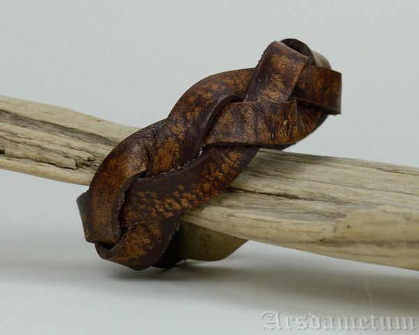 Männerarmband antik-braun