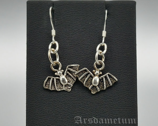 Ohrhänger Fledermaus aus 925er Silber